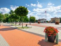 Plac miejski w Kurowie