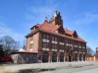 Zabytkowy budynek Straży Pożarnej w Koszalinie