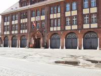 Zabytkowy budynek Straży Pożarnej w Koszalinie
