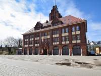 Zabytkowy budynek Straży Pożarnej w Koszalinie