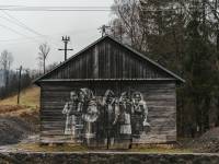 Murale w Komańczy - Projekt Cichy Memoriał