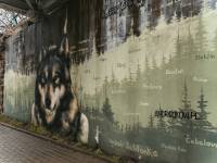 Murale w Komańczy - Projekt Cichy Memoriał