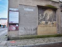 Sgraffito Słoń w Trzebiatowie