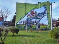 Mural w Trzebiatowie