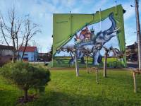 Mural w Trzebiatowie