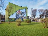 Mural w Trzebiatowie