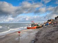 Przystań rybacka w Chłopach