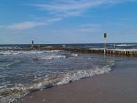 Spacer po plaży w Niechorzu