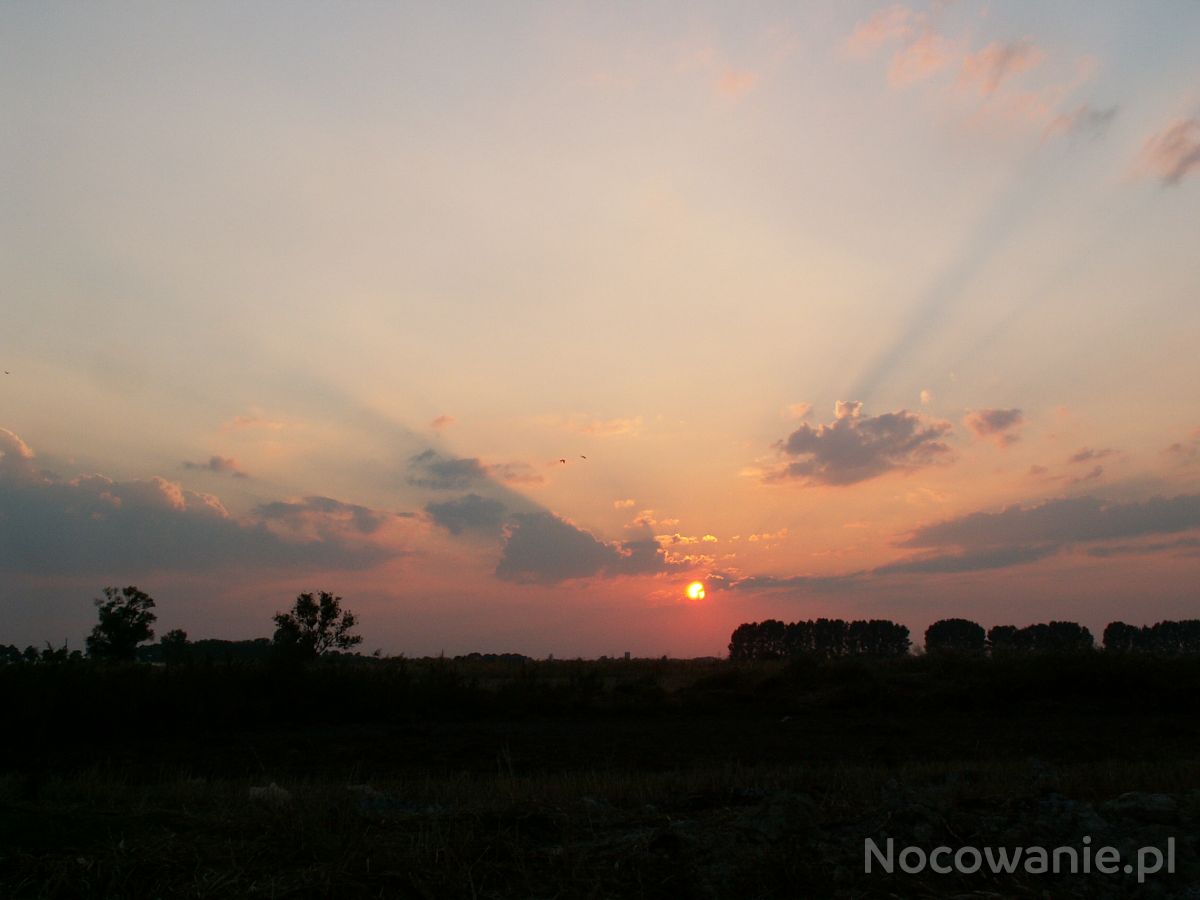 Zachód słońca nad Bródzkami, Bródzki, zdjęcia