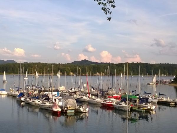 Upalny dzień w Polańczyku