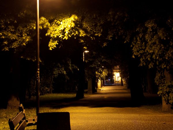 Leszno w nocnej szacie