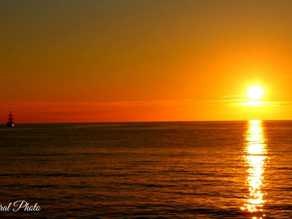 Zachód słońca Darłówko