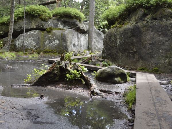 błędne skaly, sklane miasto i szczeliniec