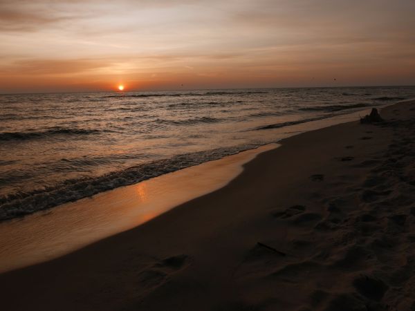 wschód słońca w Jastarni