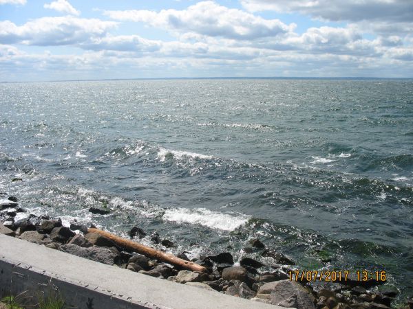 Widok morza z Cypla na Helu