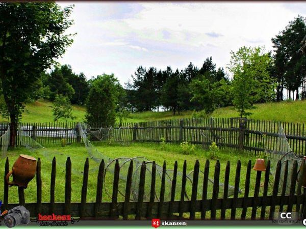 pòdwòrzé zagrodnicze albo chałupa rybacka z Wdzydz Tucholskich