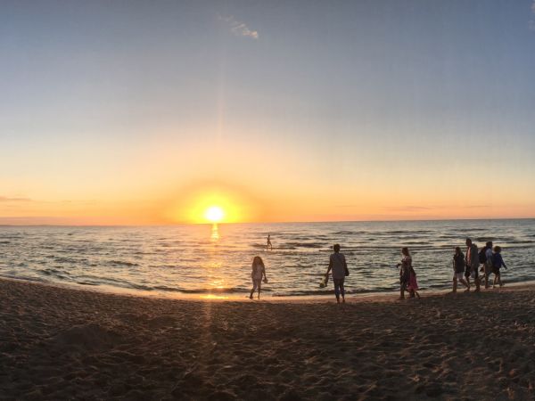 Zachód słońca Miedzyzdroje