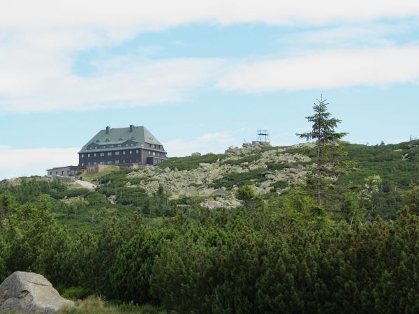 Szklarska Poręba. Schronisko górskie Szrenica 1362 m n.p.m.
