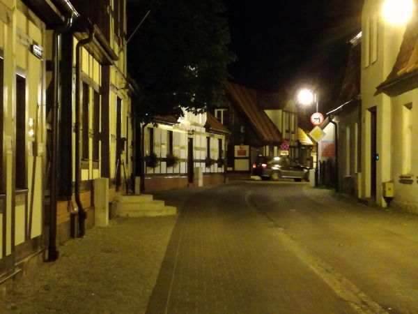 Wieczorny spacer uliczkami Ustki