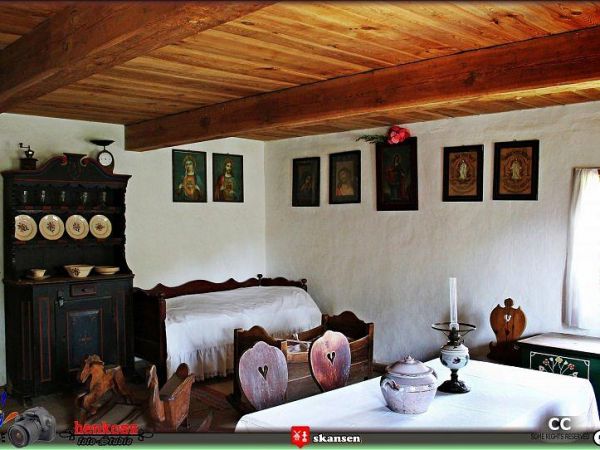 chałupa gburska z miejscowości Lipuska Huta