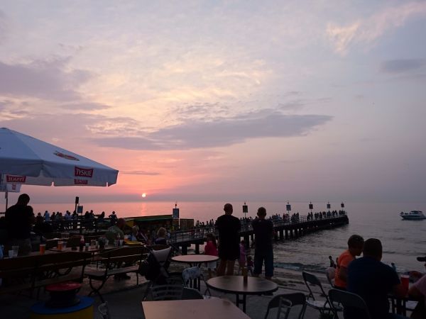 Ustronie Morskie molo przy ul. Rybackiej