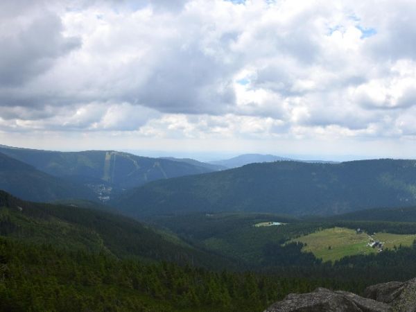 PANORAMA KARKONOSZY OD STRONY CZESKIEJ