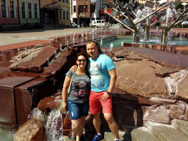 Fontanna w Bytowie :)