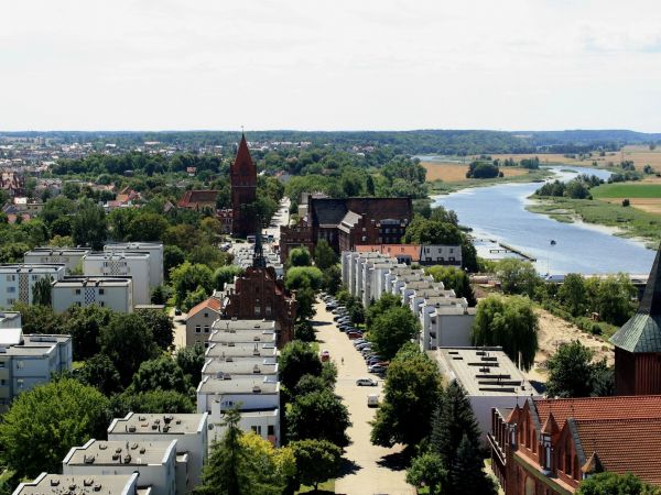 Malbork i rzeka Nogat