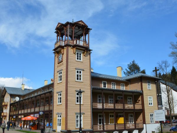 Budynek w centrum tzw. Bazar