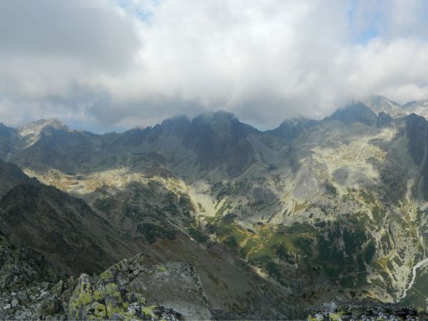 Panorama ze Sławkowskiego Szczytu.