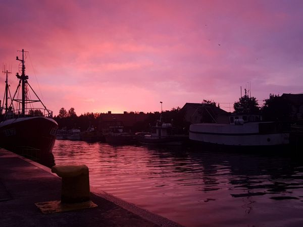 Zachód słońca w Łebie 27.07.2017r.