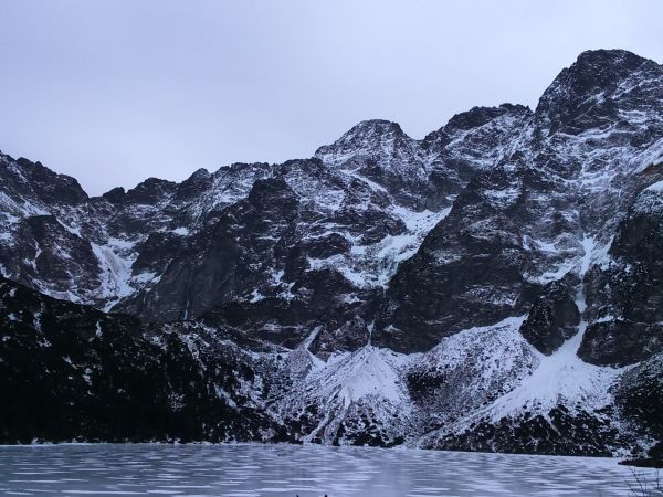 morskie oko zima