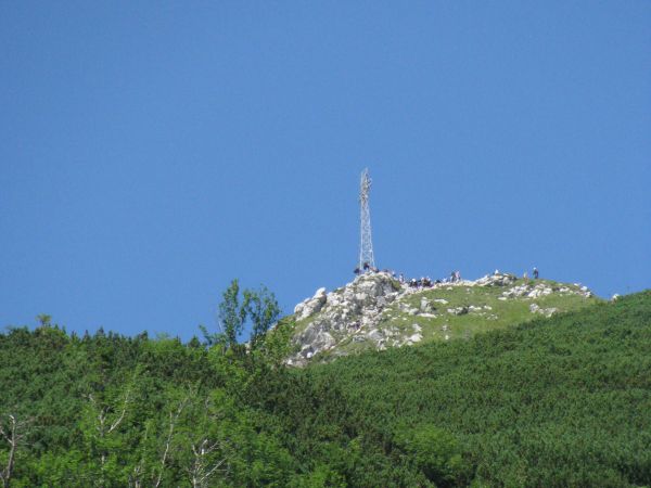 Giewont - jeszcze pod górkę