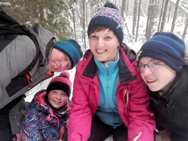 W drodze do Morskiego Oka i piękny widok z naszych okien .