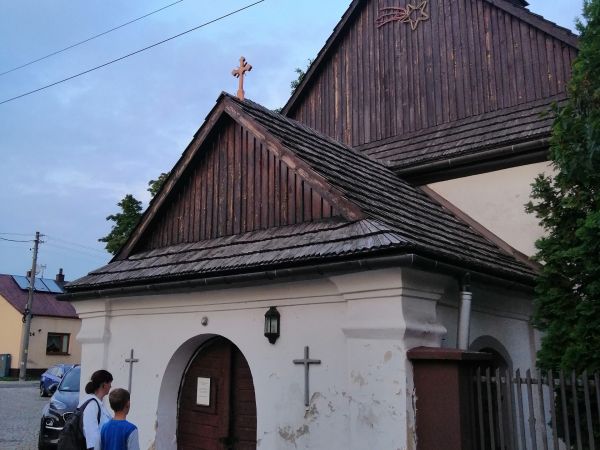 Miasteczko w  drodze do Częstochowy ...