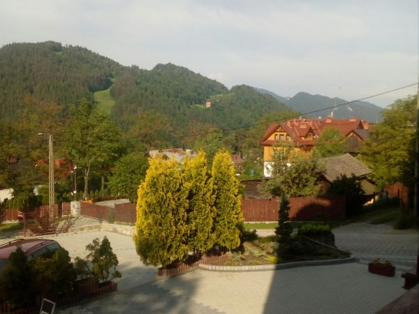 Widok z pensjonatu Belweder