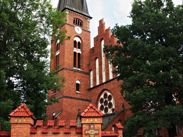 Fotografie z Rabki Zdrój -  miasto, Park Zdrojowy, kościół, Muzeum Orkana