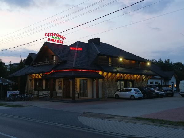 Miasteczko w  drodze do Częstochowy ...