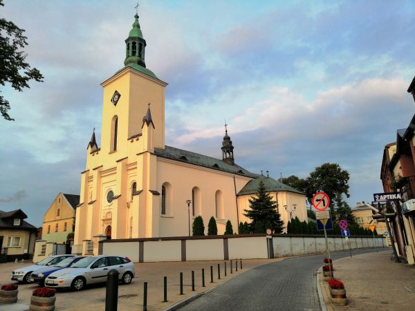 Miasteczko w  drodze do Częstochowy ...