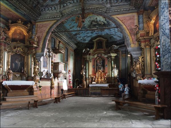 Fotografie z Rabki Zdrój -  miasto, Park Zdrojowy, kościół, Muzeum Orkana