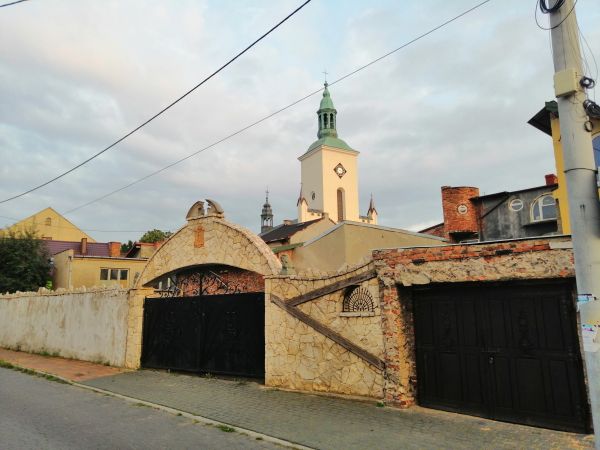 Miasteczko w  drodze do Częstochowy ...