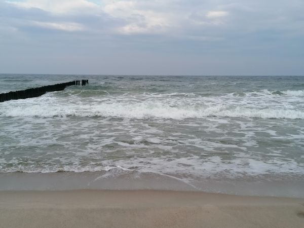 Chałupy, Morze Widok na zatokę.