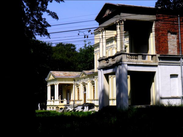 Pałac Turnauów w Urzejowicach z 1887 roku w trakcie odbudowy  i park krajobrazowy .