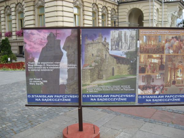 Plansza na rynku odpust 2008r