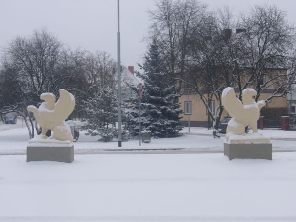 Stargard Szczeciński - dwa gryfy