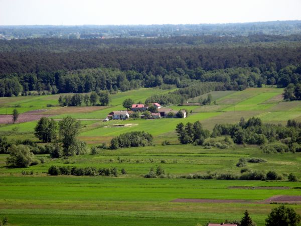 Wschodnia część wsi Klarów.