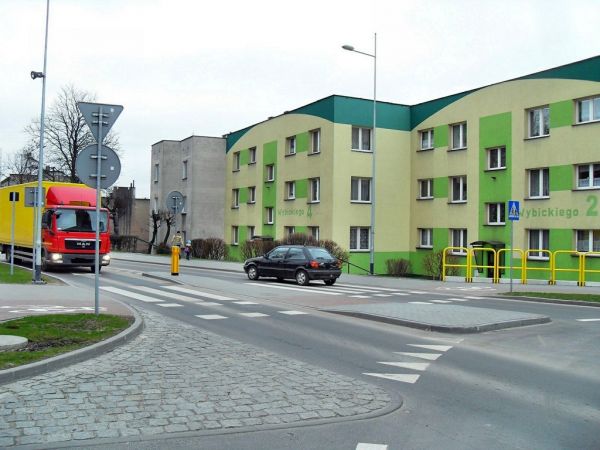 Bloki mieszkalne przy ulicy Wybickiego