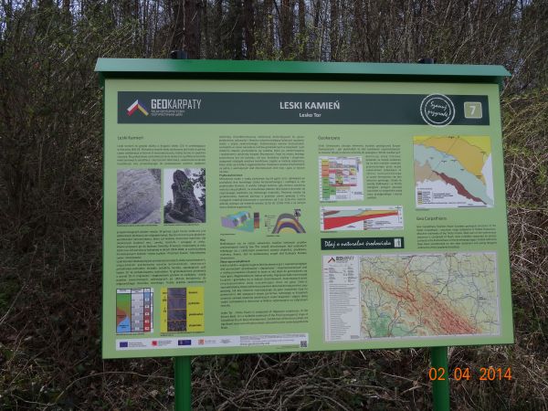 plansza - z całym bogactwem geologicznym, historycznym i przyrodniczym.