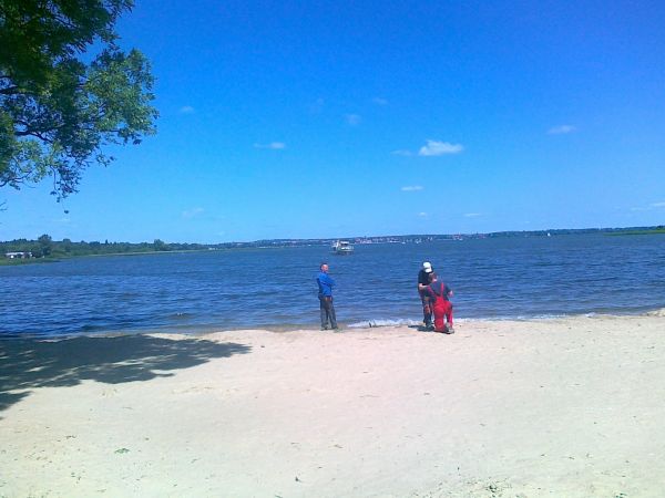 Plaża w Wilkasach piasek ładniejszy niż nad morzem