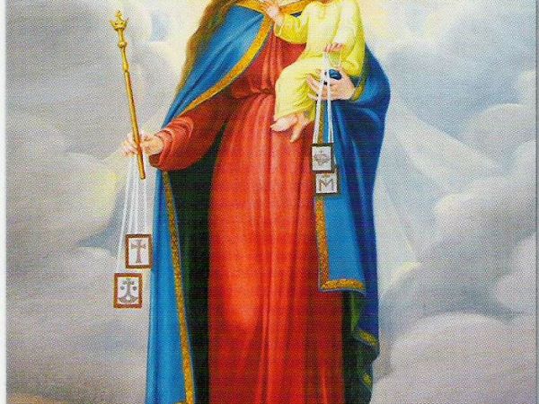 ze zbiorów prywatnych: z Muzeum Klasztornego - karmelici i siostry karmelitanki są na misjach w różnych częściach świata - a taki Święty Obrazek pewnie Im zawsz